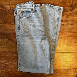 Abercrombie & Fitch 90s ultra high rise straight leg jean